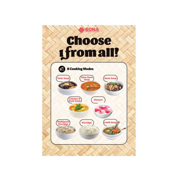 SONA DIGITAL STEW COOKER SSC1062