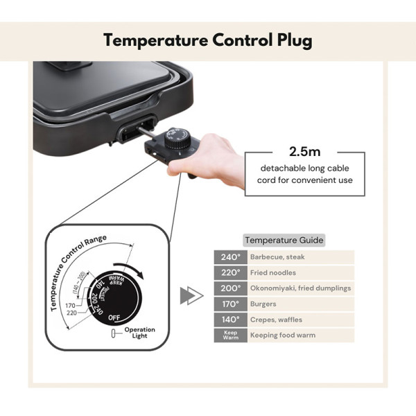 ZOJIRUSHI ELECTRIC GRIDDLE EA-KFQ20