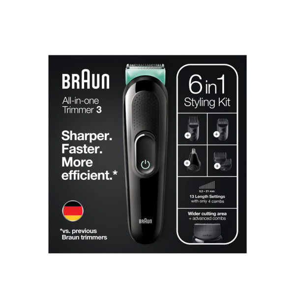 BRAUN ELECTRIC TRIMMER MGK3321