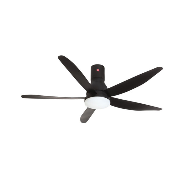KDK CEILING FAN U60FWL LONG ROD-BLACK