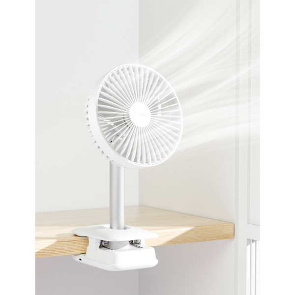 JISULIFE USB FAN FA13R WHITE-CLIP FAN 