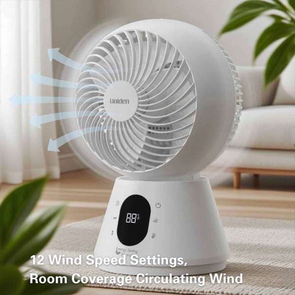 UNIDEN TABLE DC AIR CIRCULATOR FAN AF5110