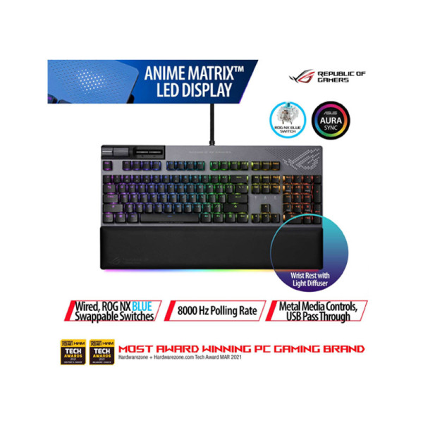 ASUS KEYBOARD XA07 ROG ST FLARE II ANI NX BL