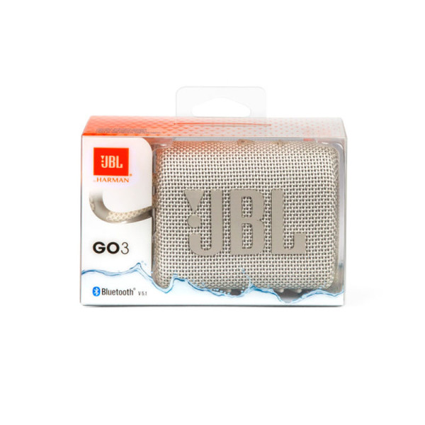 JBL PORTABLE SPEAKER GO 3-WHITE