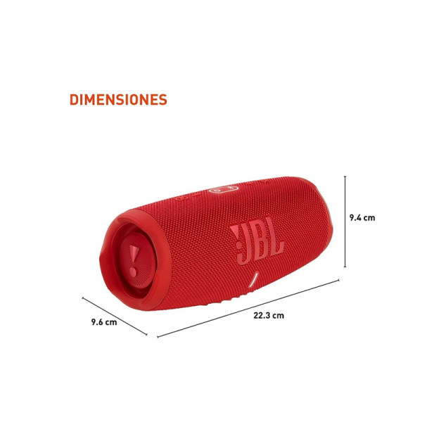 JBL PORTABLE SPEAKER CHARGE 5-RED