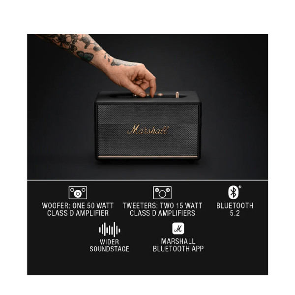 MARSHALL PORTABLE SPEAKER ACTON III BT -BLACK