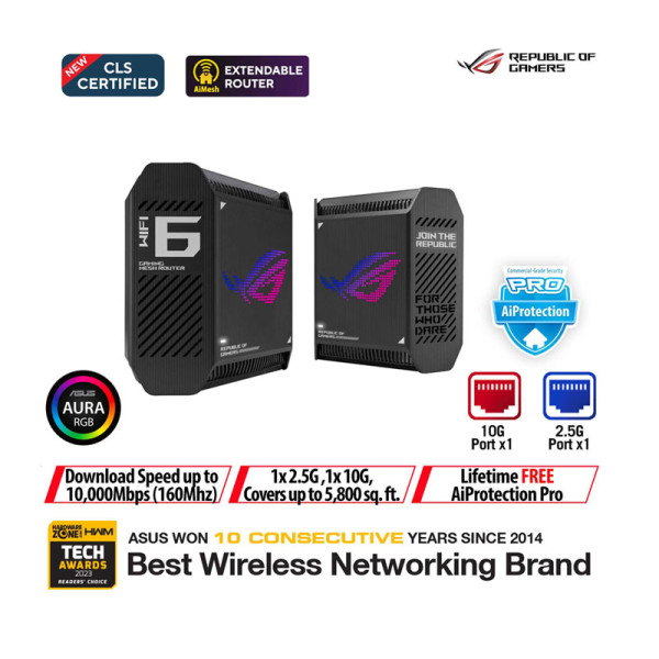 ASUS NETWORKING  EQUIPMENT GT6 (B-2-PK)