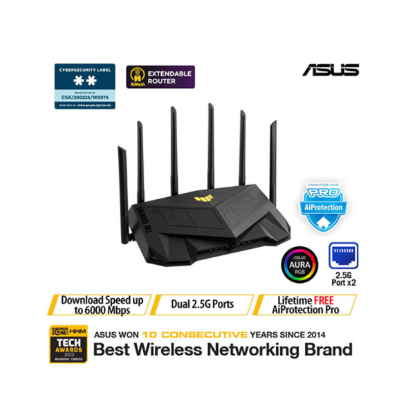 ASUS NETWORKING  EQUIPMENT TUF-AX6000