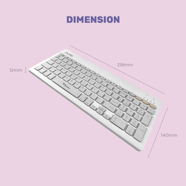 ALCATROZ KEYBOARD XPLORER GO! BTR 200 MIST