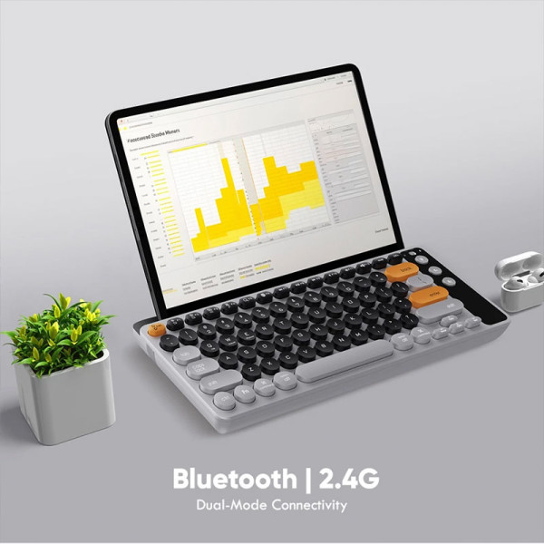 ALCATROZ KEYBOARD JELLYBEAN AIRDOCK 2 WINTER WHT