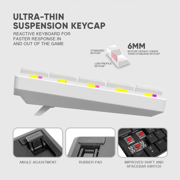 ARMAGGEDDON KEYBOARD SMK-1C BLACK LINEAR