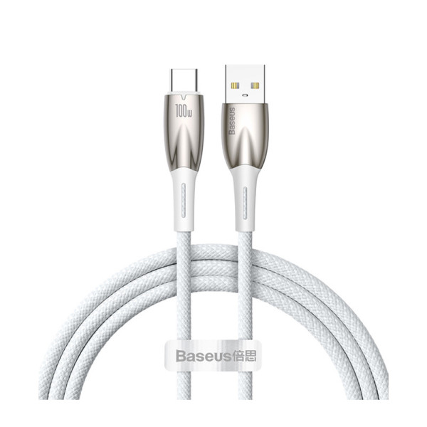 BASEUS CABLES GLIMMER SERIES 1M CABLE WHITE