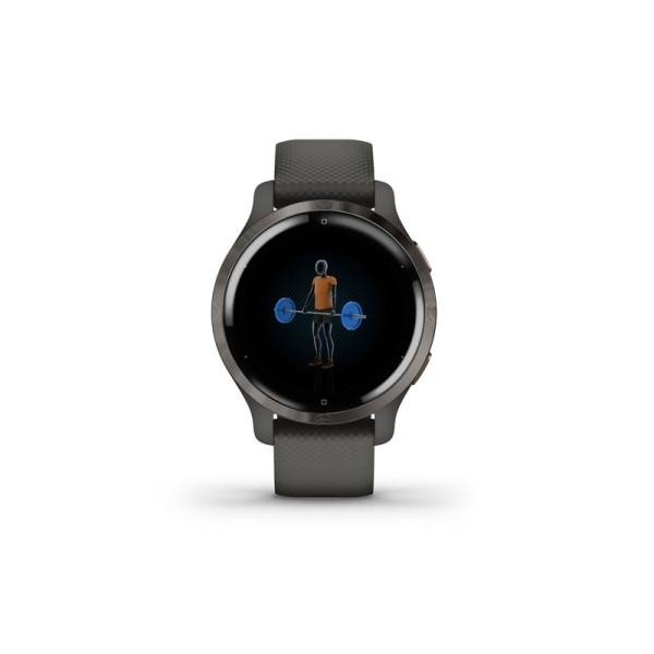 GARMIN SMART WATCH VENU 2S- SLATE/GRAPHITE