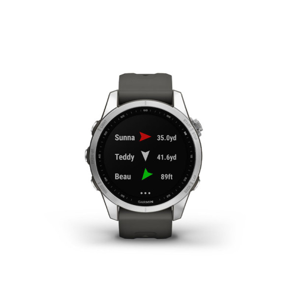 GARMIN SMART WATCH FENIX 7S SIL/GRAPH. BAND -42MM