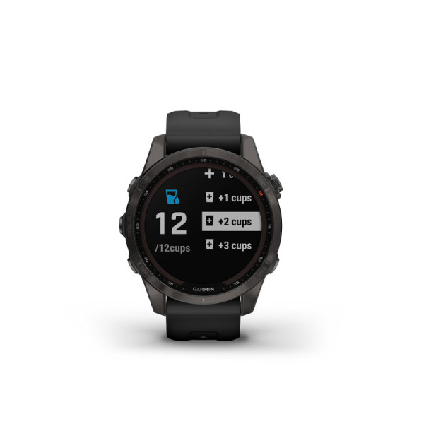 GARMIN SMART WATCH FENIX 7S SAPP GRY/BLK B-42MM