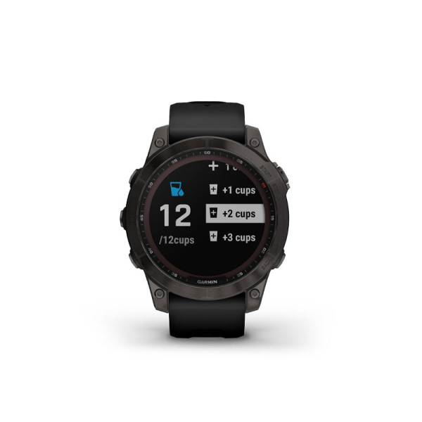 GARMIN SMART WATCH FENIX 7 S.S.GRY/BLK B-47MM
