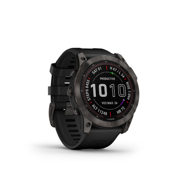GARMIN SMART WATCH FENIX 7X S.SOL.GRY/BLK B-51MM