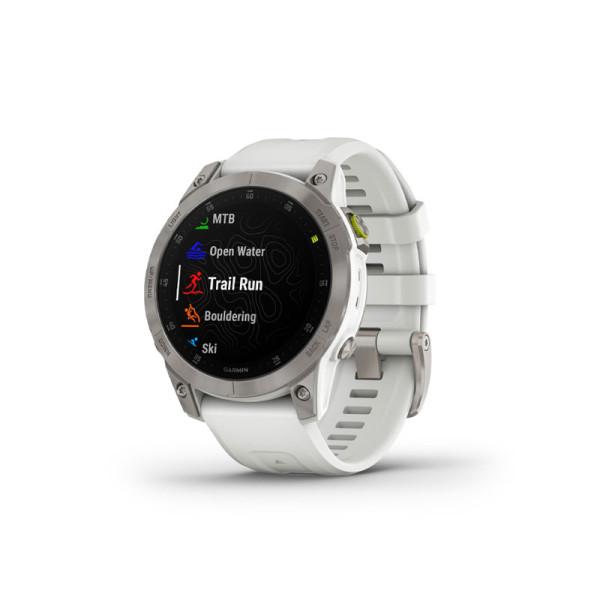GARMIN SMART WATCH EPIX WHT TIT/SAP GLASS-47MM