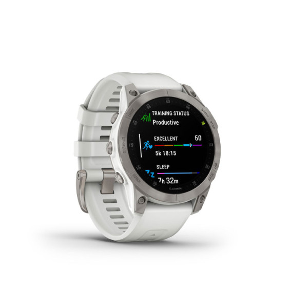 GARMIN SMART WATCH EPIX WHT TIT/SAP GLASS-47MM