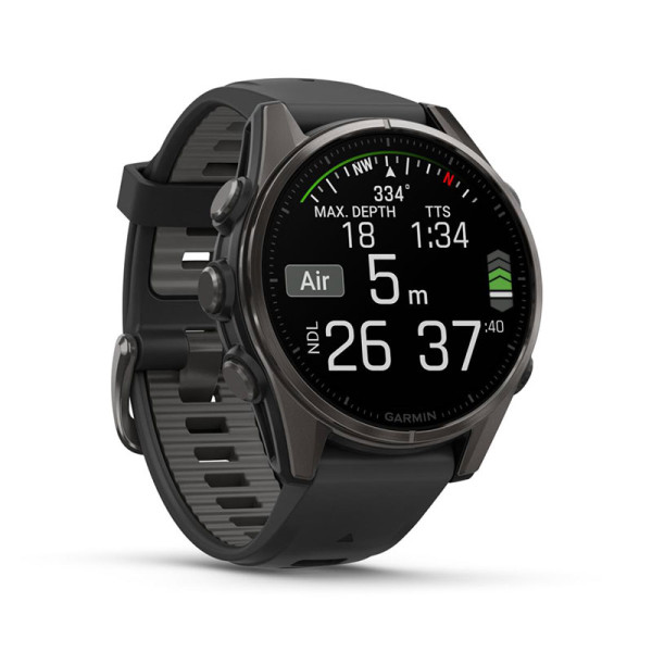 GARMIN FITNESS FENIX 8 43 SAPH BLK