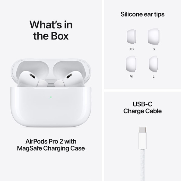 APPLE AirPods Pro 2 with USB-C Wireless Charging Case MTJV3ZA/A