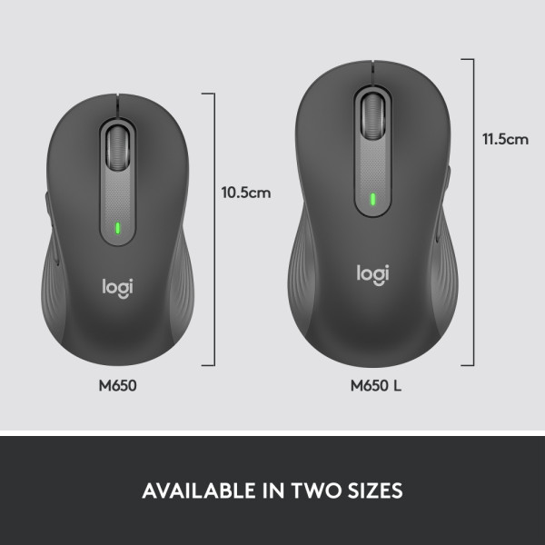 LOGITECH MOUSE 910-006249 (M650- L O.WHT )