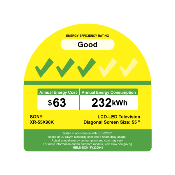 SONY HDR LED TV XR-55X90K