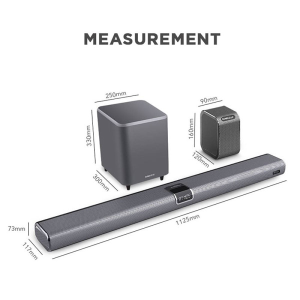 SONICGEAR SOUND BAR STUDIOBAR 9000