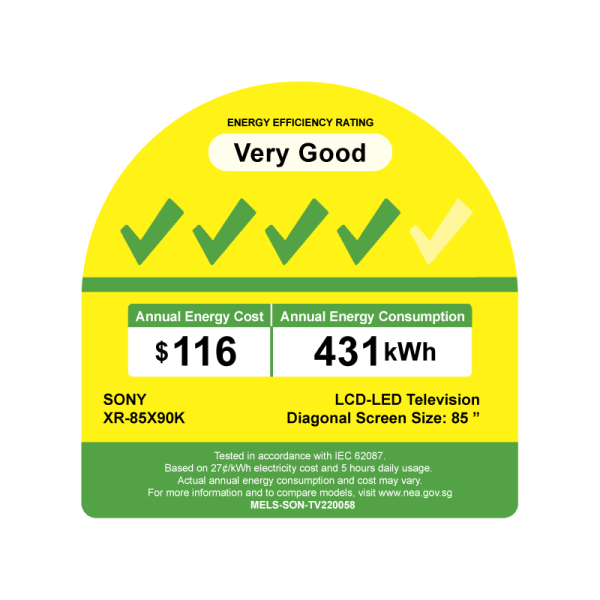 SONY HDR LED TV XR-85X90K