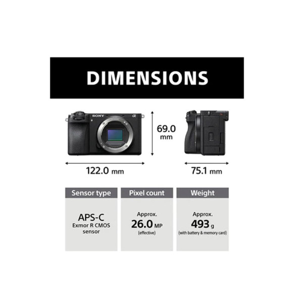 SONY INTERCHANGEABLE LENS ILCE-6700MBQ KIT 18-135MM