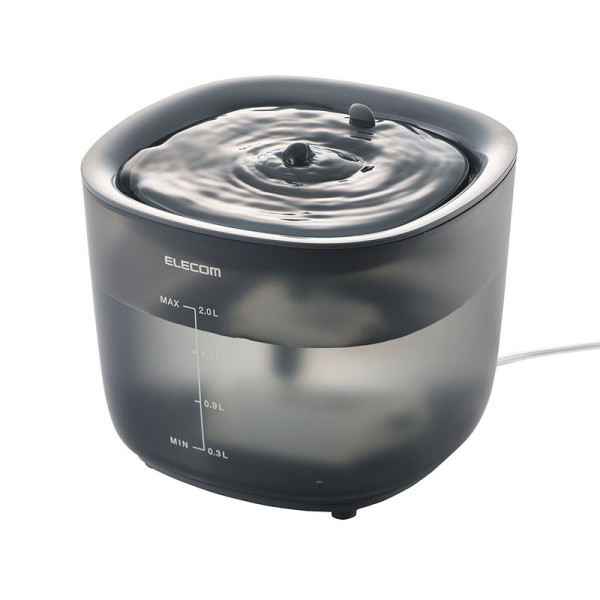 ELECOM Pet Companion PET FEEDER (PET-WD02BK-G)