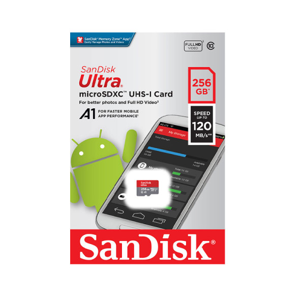 SANDISK MEMORY SD CARD SDSQUA4-256G-GN6MN
