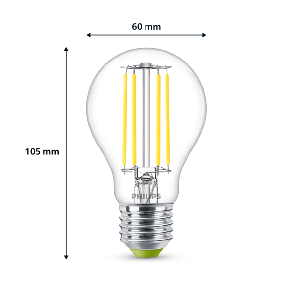 PHILIPS BULBS LED CLA 40W A60 E27 4000K
