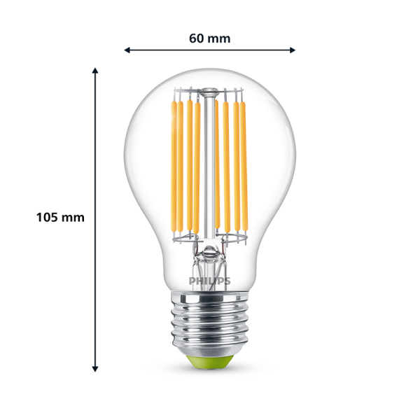 PHILIPS BULBS LED CLA 60W A60 E27 3000K