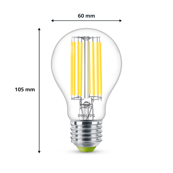 PHILIPS BULBS LED CLA 60W A60 E27 4000K