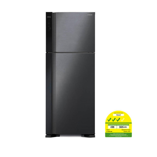 HITACHI 2 DOOR FRIDGE RV560P7MS-BBK