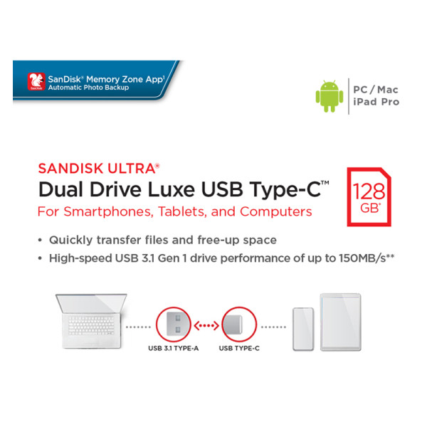 SANDISK DATA STORAGES SDDDC4-128G-G46