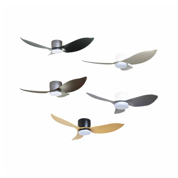 MISTRAL CEILING FAN SOLAR 36-GY/WH