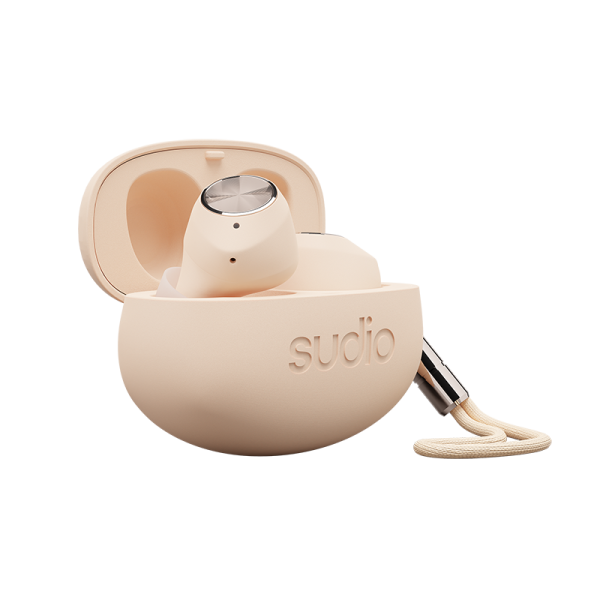 SUDIO EARPHONES/HEADPHONES/EARBUDS SUDIO T2 ANC TWS SAND