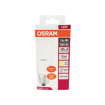 OSRAM BULBS LED 13W/827 WARM WHITE