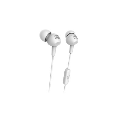 JBL EARPHONES/HEADPHONES/EARBUDS C150SI WHITE