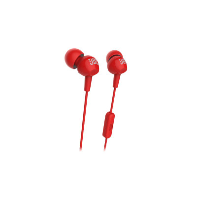 JBL EARPHONES/HEADPHONES/EARBUDS C150SI RED