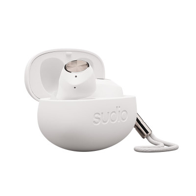 SUDIO EARPHONES/HEADPHONES/EARBUDS SUDIO T2 ANC TWS WHITE