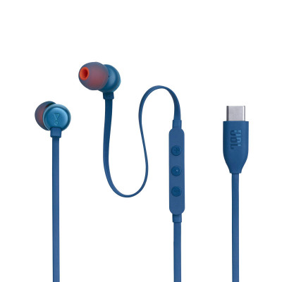 JBL EARPHONES/HEADPHONES/EARBUDS TUNE 310C BLUE