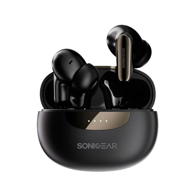 SONICGEAR EARPHONES/HEADPHONES/EARBUDS EARPUMP Q5 BLACK