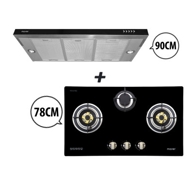 MAYER GAS RANGE PACKAGE MMGH773H+MMSI900HS