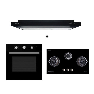 MAYER GAS RANGE PACKAGE MMGH883H+MMSI900HS+MMD08