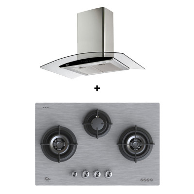 TURBO GAS RANGE PACKAGE T773GV-MS+TAE96-SS