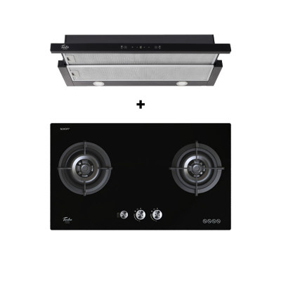 TURBO GAS RANGE PACKAGE T762GV-BK+TL500-90BK