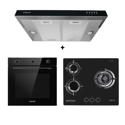 MAYER GAS RANGE PACKAGE MMGH633+MMSI600HS+MMDO8R